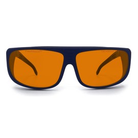 FreeMascot Professional OD 6+ 190nm-490nm Wavelength UV light/Violet & Blue Laser Safety Glasses (Fit Over Frame 5)