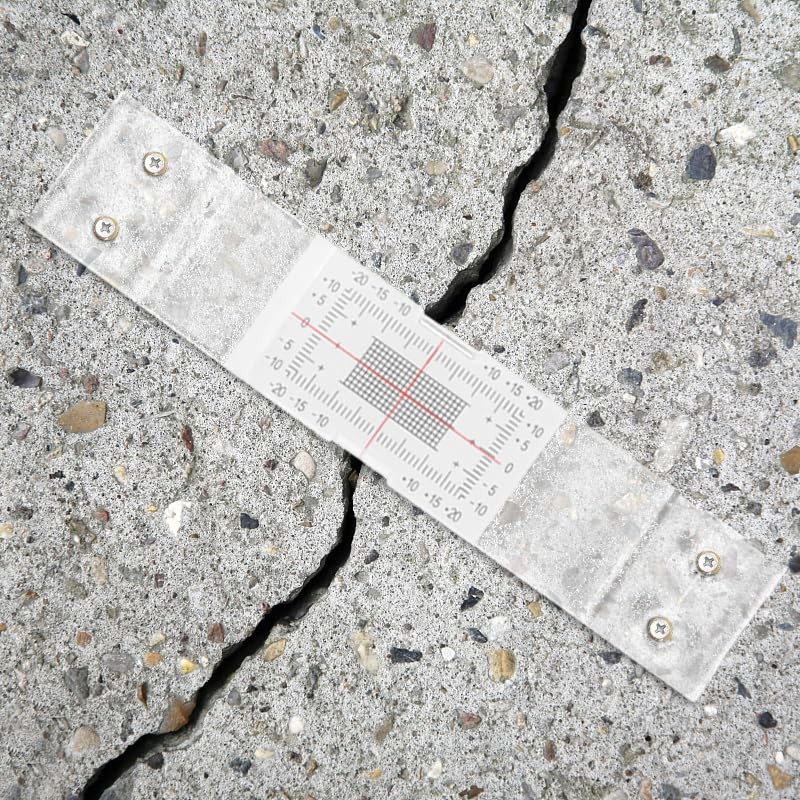 Precision Crack Monitoring Gauge with Dual-Axis Measurement - Standard &