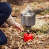 [通拓商品]2000ml / 2800ml Camping Titanium Pot with Foldable Handle Outdoor