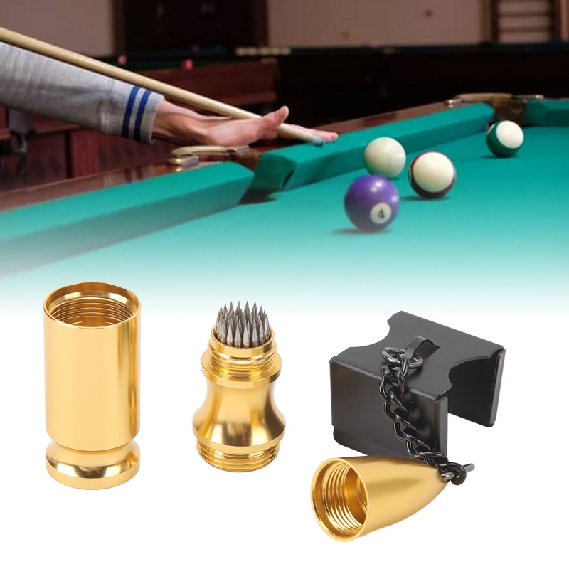 Billiard Pool Cue Chalk Holder Non Slip Multifunctional Portable Billiard