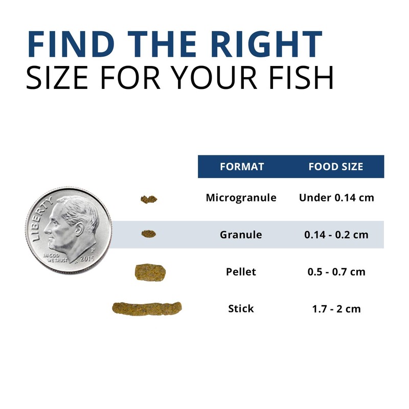 Fluval Bug Bites Tropical Fish Food, Small Granules for Small