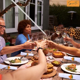 Gold Napkin Rings Set of 10 Orange and Green Maple Leaf