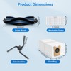 Replacement Parts Compatible with eufy C10, Robot Vacuum Accessories with