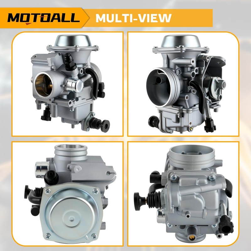 MOTOALL TRX300 carburetor+Oil Filterw/Air Filter for Honda TRX300 FOURTRAX 1988-2000,