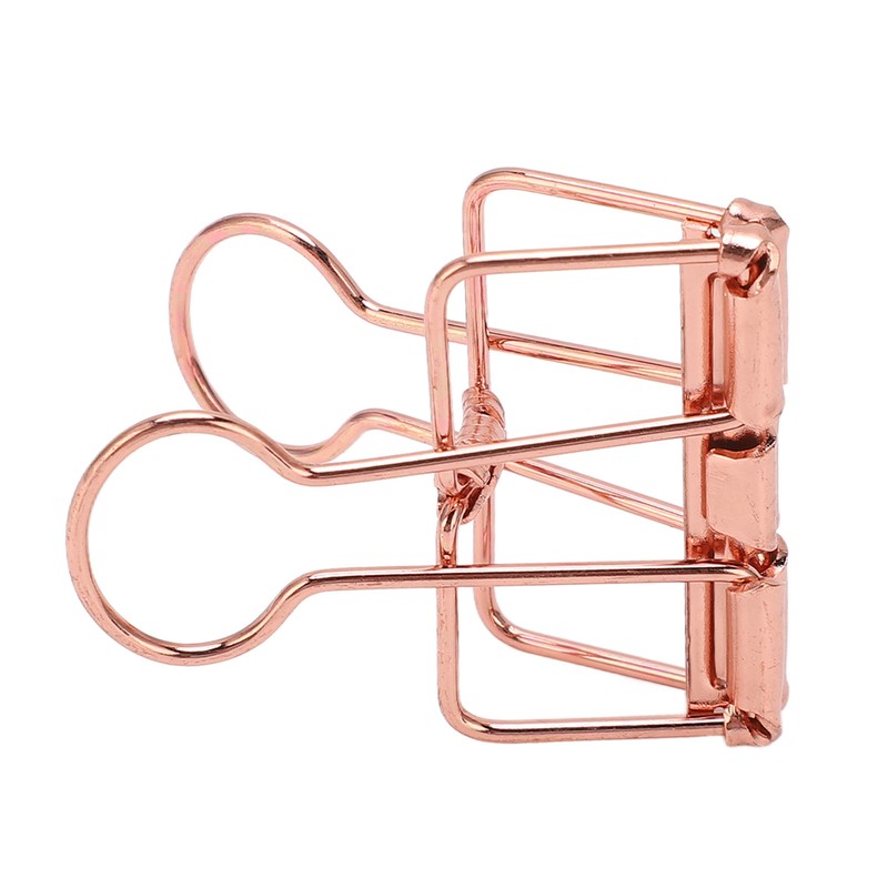 50Pcs Hollow Binder Clips Metal Paper Binder Clips for Documents