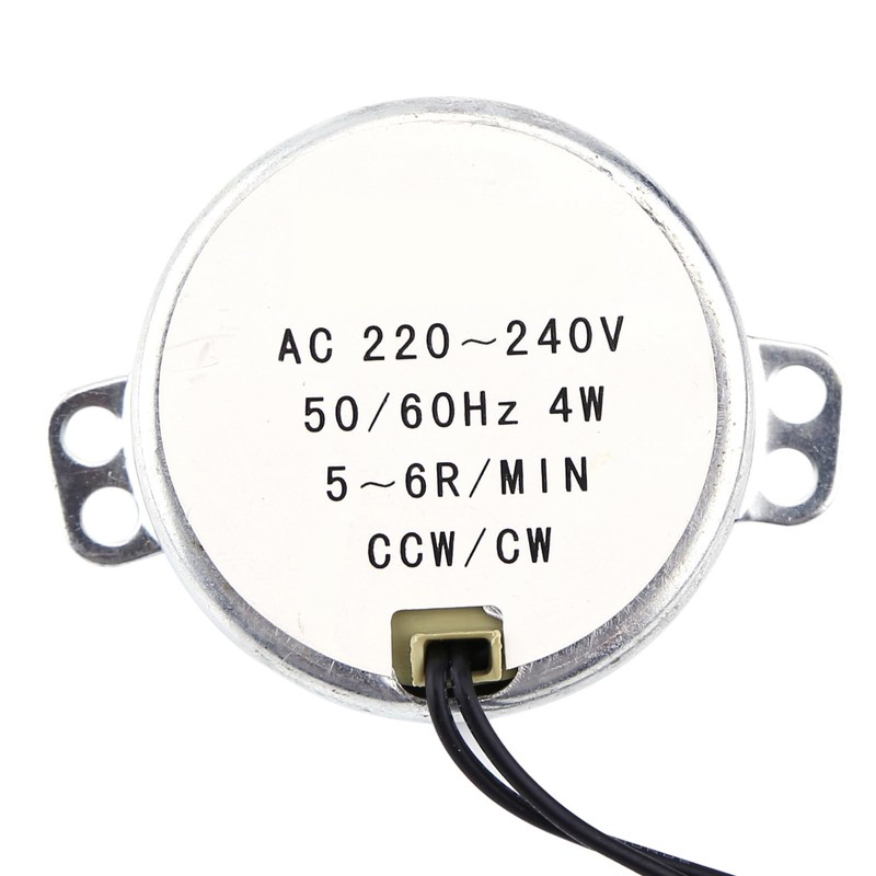 Synchronous Motor Gear Motor 4 W (5-6 rpm)