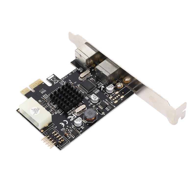 PCIe to PS/2 Adapter Card MCS9990CV Chip Built in USB2.0
