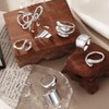 17IF 10-15 Pcs Gold Ring Set for Women Chunky Classic