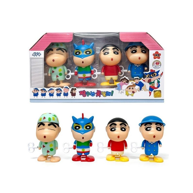 (Daeyoung Trading) Daeyoung Trading - Crayon Shin-chan Wind-up Figure 4PCS