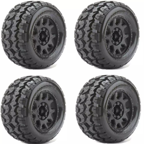 Powerhobby 1/8 MT 3.8 Tomahawk Belted Mounted Tires (4) 17MM
