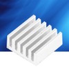 100pcs 9x4x9mm Aluminum Heat Sink Radiator with Adhesive for Amplifier