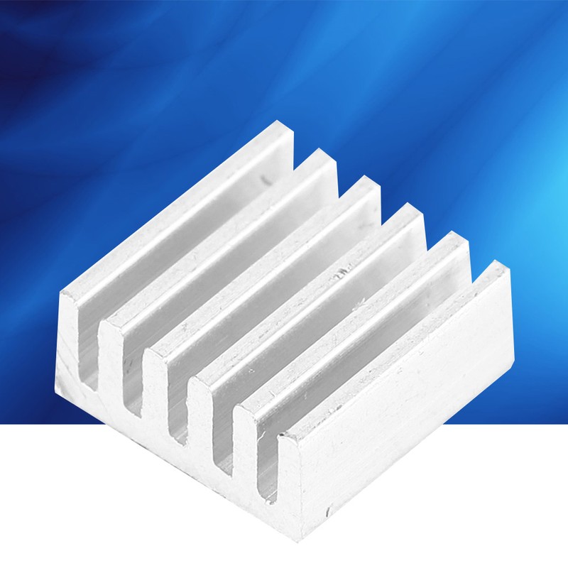 100pcs 9x4x9mm Aluminum Heat Sink Radiator with Adhesive for Amplifier