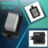 HVAC Fan Blower Motor Resistor with Connector Wire Harness Compatible