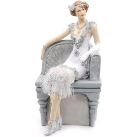 Comfy Hour Glamour Elegance Victorian Style Lady Collection Lady Sitting On Sofa