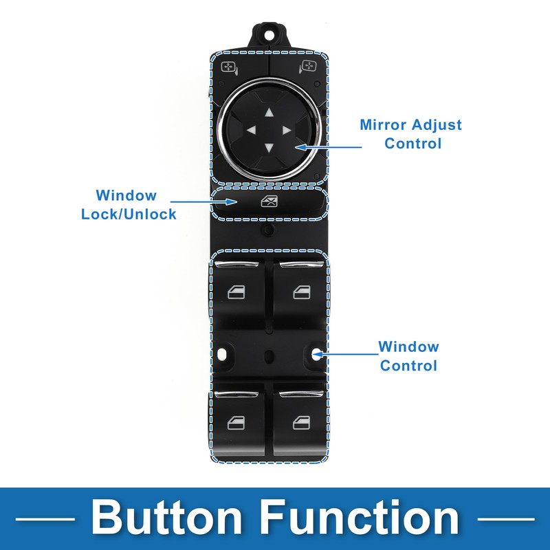 A ABSOPRO Power Window Switch No.GB5Z14529BA Window Control Switch for
