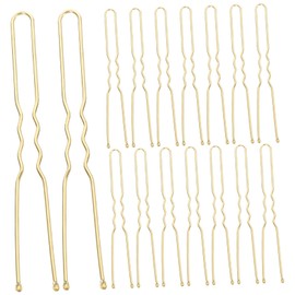IWOWHERO 50pcs U-shaped Hairpins for Women Stick Hairpin Girls Hair Accessories Wedding Hair Pins for Women