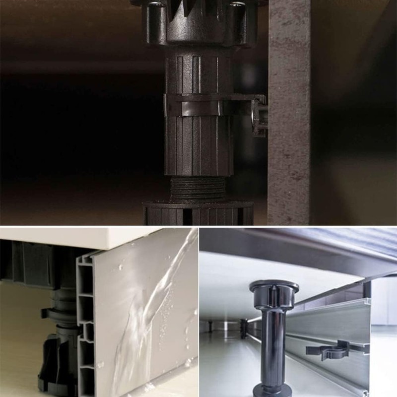 Kitchen Base Brackets, 20 Pieces Base Holder for Kitchen Bases,