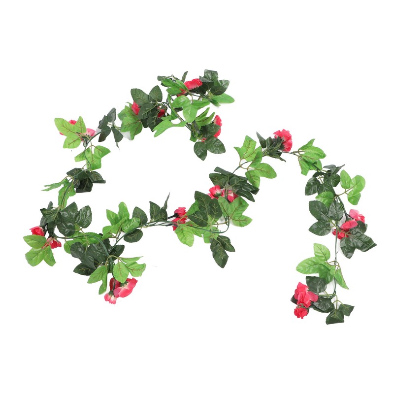 Artificial Rose Vine High Simulation Decorative Rose Vine Garland Fake