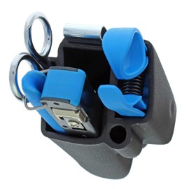 IDEAL Industries, Inc. FT-45 Feed-Thru RJ-45 Installation Hip Kit, Crimping Tool Kit for CAT5e, CAT6, CAT6A, RJ-45 Modular Plugs, 1 Kit w/Crimper, Scissors, Strippers, Pouch