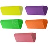 VAIDEX TriPOND Novelty Pencil Colour Mini Erasers, Assorted, Pack of