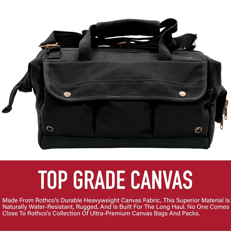 Rothco Renovator Tool Bag – 26 Tool Pocket Canvas DIY