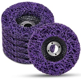 5 Pack Strip Discs Stripping Wheel for Angle Grinders Clean and Remove Paint, Rust Welds, Oxidation (4-1/2'' x 7/8'')