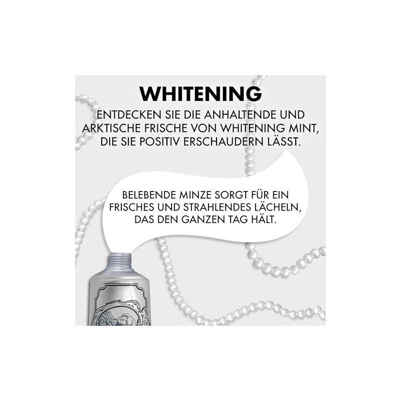Marvis Whitening Mint Toothpaste 85ml Whitening Toothpaste Promotes Natural Teeth