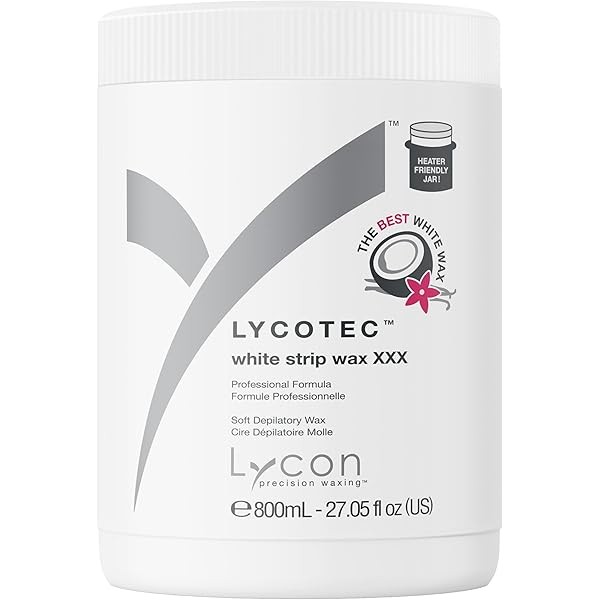 Lycotec White Strip Wax for Hair Removal, Soft Wax for