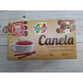 therbal Te de Canela 25 Sobres 100% Natural- Tea 25 tea bags Cinnamon