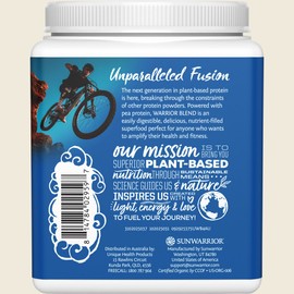 Sunwarrior Protein Powder Warrior Blend Unflavoured 375g