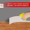 Vinyl Wall Base Baseboard Molding Trim 4" Flexible Self Adhesive