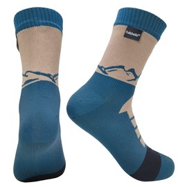 Fullsheild Mens Waterproof Hiking Socks, Unisex Breathable Outdoor Trekking Running Skiing Camping Fishing Crew Socks XL