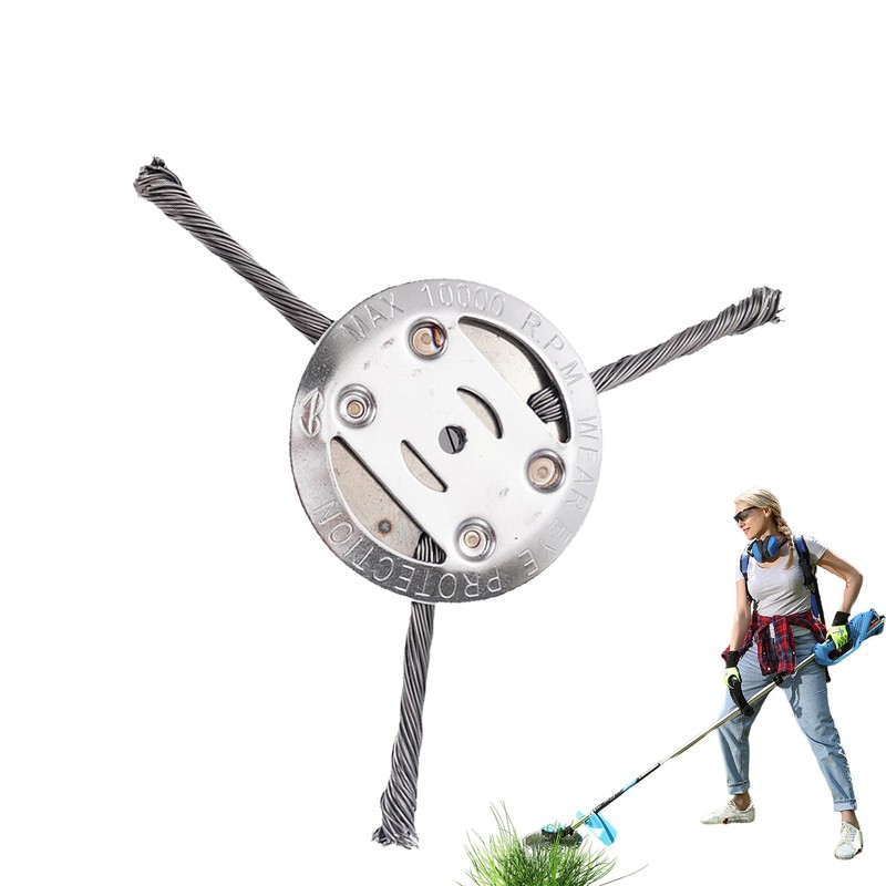 Wire Trimmer Head - Brush Cutter Head | Cordless Mowing