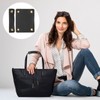 Lurrose 2pcs Handbag Handles PU Leather Cover Handbag Handle Protector