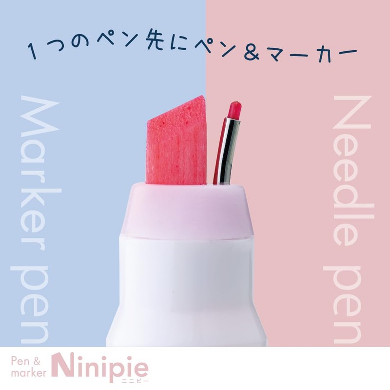 Sunstar Stationery S4591739 Pen & Line Markers, Water-based, Ninippee, Set