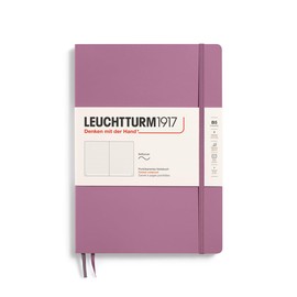 LEUCHTTURM1917 372364 Notebook Composition (B5), Softcover Writing Book, 123 Numbered Pages, Dusty Rose, Dotted