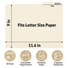 SUNEE File Folders with Fasteners, Manila Folders Letter Size, 2