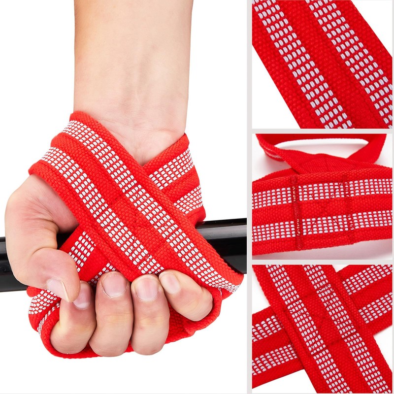 MOOCY Figure 8 Lifting Straps for Deadlift,Weightlifting,Strongman,& Cross Training Strong