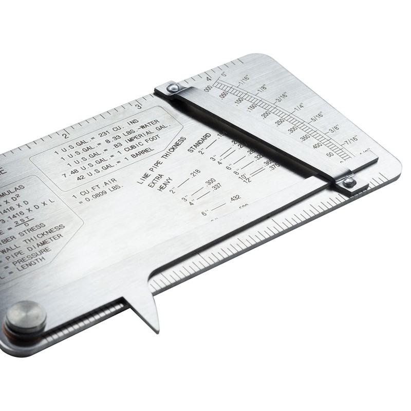 HFS(R) Pipe Pit Welding Gauge Gage Test Ulnar Welder Inspection
