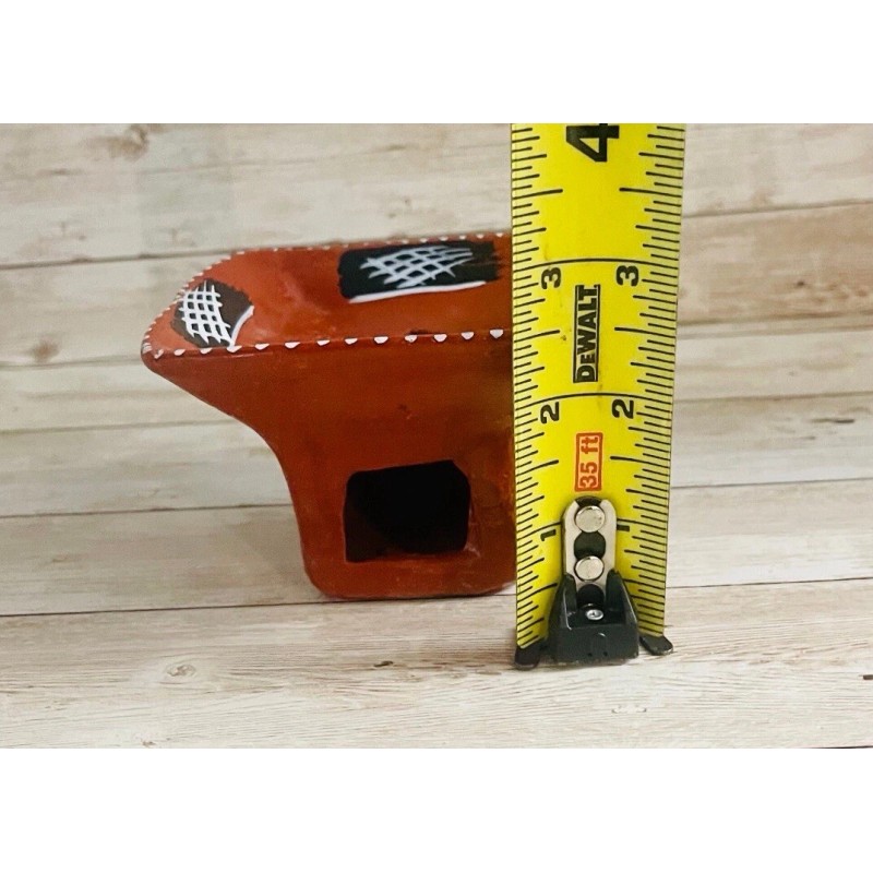 MEXICAN Red Clay INCENSE BURNER Anafre Copal De Barro Mexicano