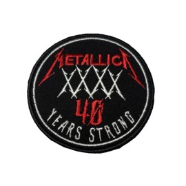 Unbranded Metallica 40th Anniversary Embroidered Patch for bag, vest or jacket
