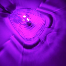 PSEQT 5Pcs Purple LED Cab Roof Marker Top lights For 1999-2016 Ford F250 F350 F450