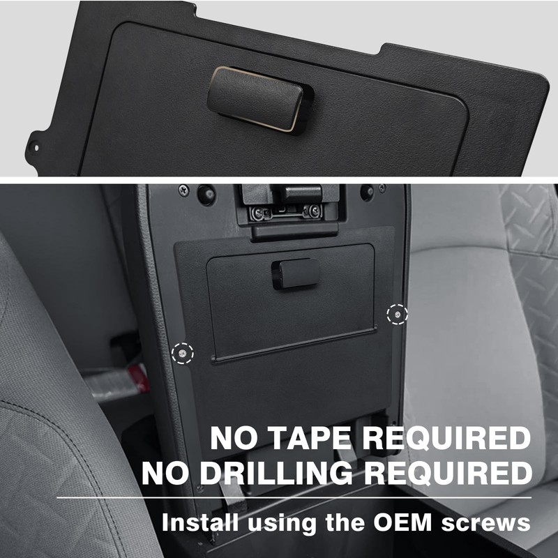 Muslogy Center Console Hidden Organizer Compatible with 2024 2025 2026