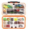 117 Set Fishing Lures Kit for Freshwater Bait Topwater Frog