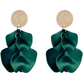 TTPSRY Earrings for Women Girls Fashion Simple Earrings Petal Tassel Earrings Hypoallergenic Jewellery Gift, Acrylic