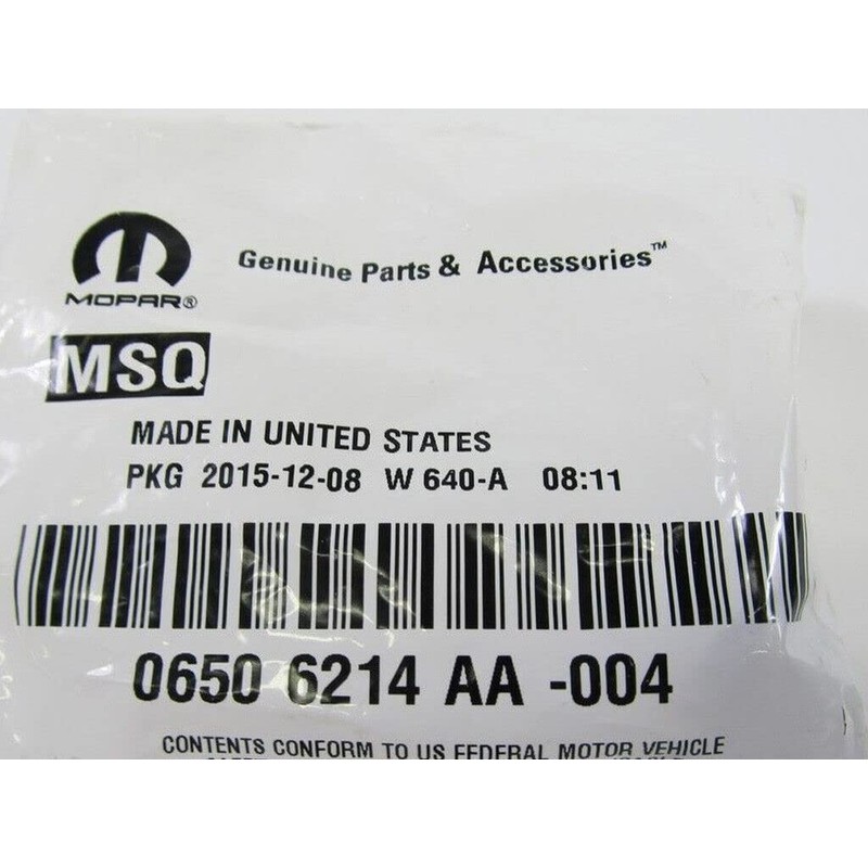Mopar 96-20 Compatible with Jeep Compatible with Dodge Patriot Engine