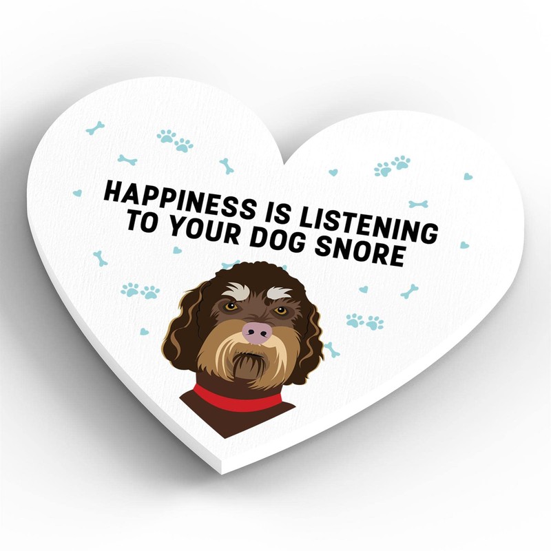 Global Designs Labradoodle Happiness Is Your Dog Snoring Katie Pearson