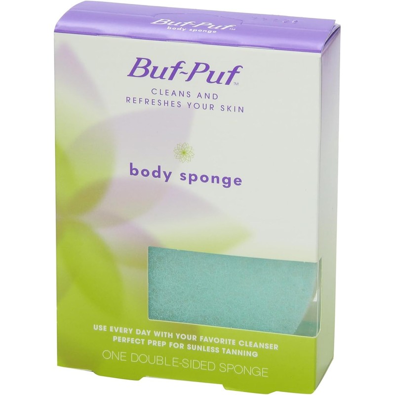 Buf, Puf Double, Sided Body Sponge (Quantity of 5)