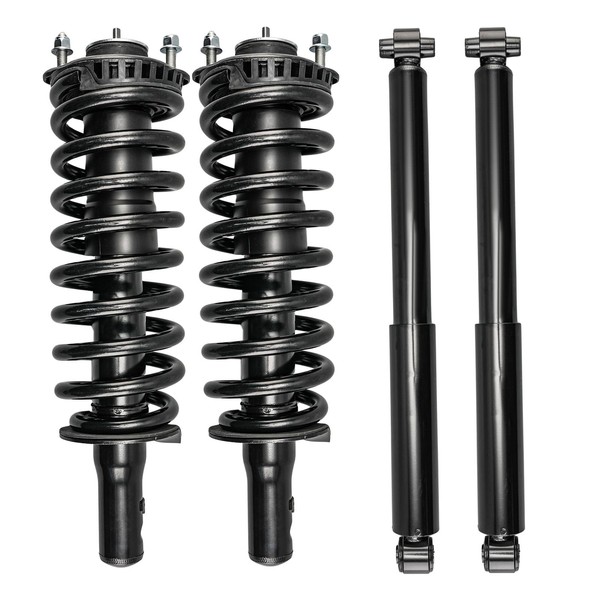 MARSFLUX Front and Rear Struts and Shocks Absorber Complete Assembly