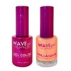 WAVEGEL Soak-Off Gel & Nail Lacquer Matching Duo Set -